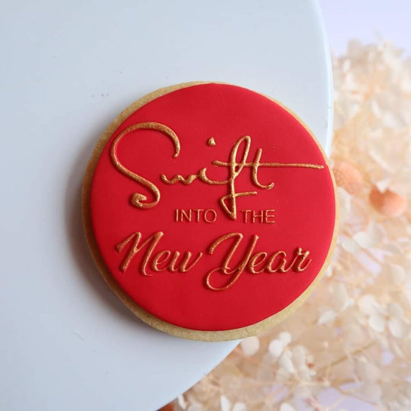 Swift Into The New Year Debosser