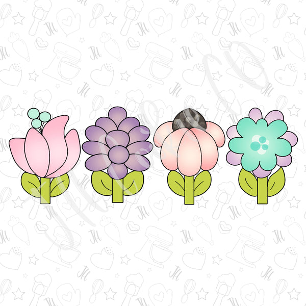 Wild and Funky Flower Set