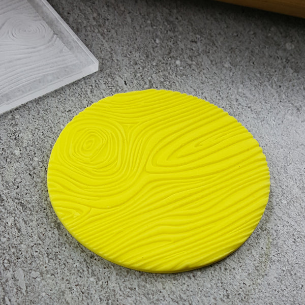 Wood Grain Pattern Plate
