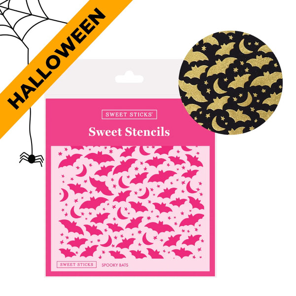 Spooky Bats Stencil (Sweet Sticks)