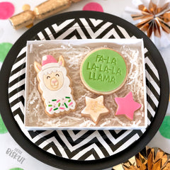 Christmas Llama Cutter & Embosser Set (Little Biskut)