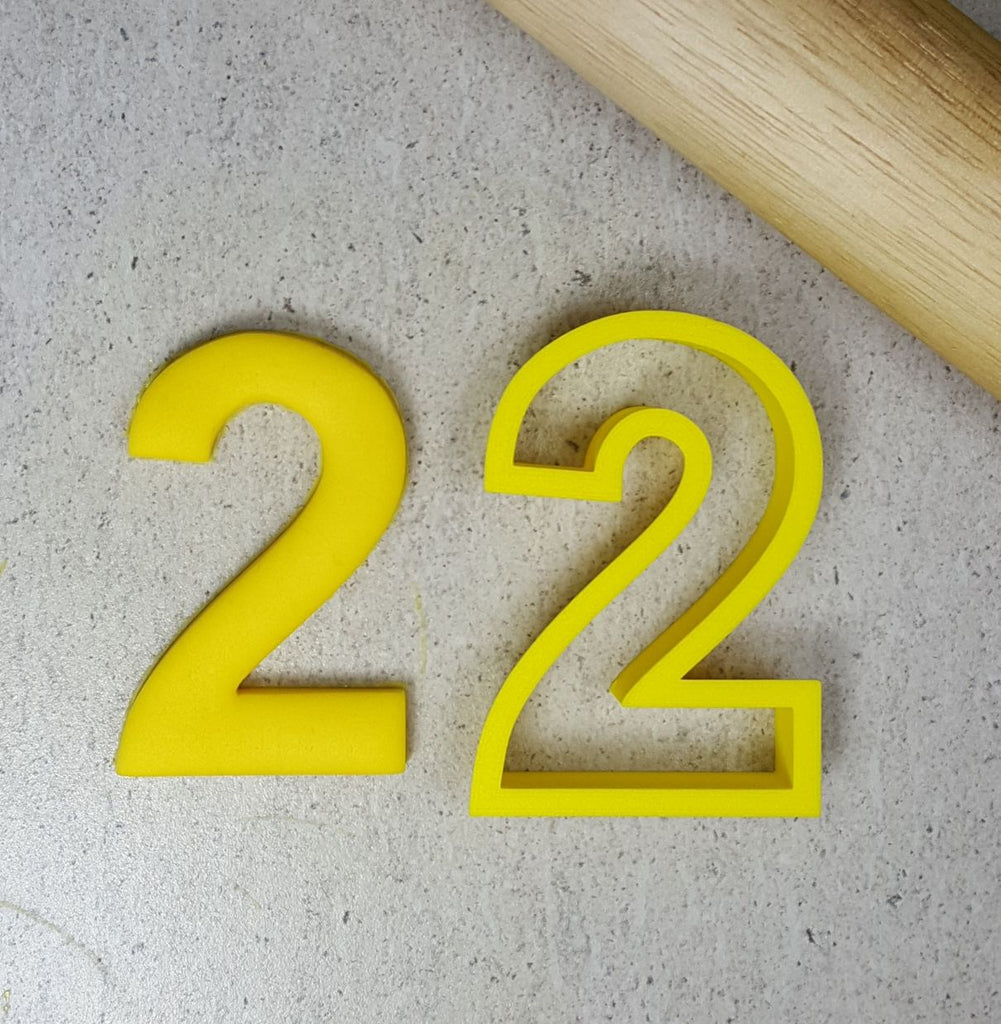 Number Cutters (Thin Version) | Custom Cookie Cutters