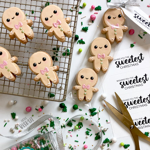 Mini Gingerbread Man Cutter & Debosser Set (Little Biskut)