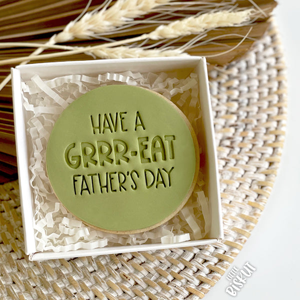 Have a Grrr-eat Father's Day Embosser (Little Biskut)