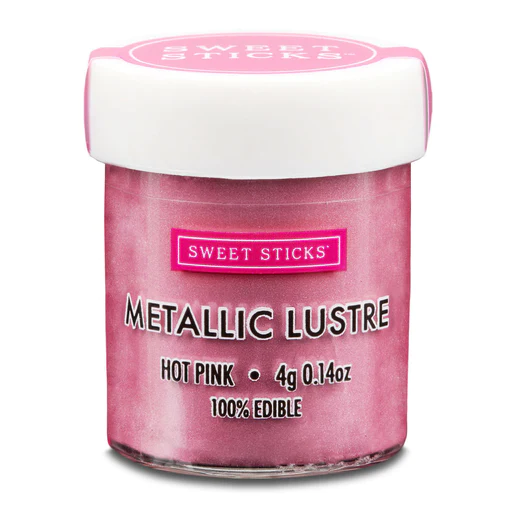 Hot Pink Lustre Dust 4g (Sweet Sticks)