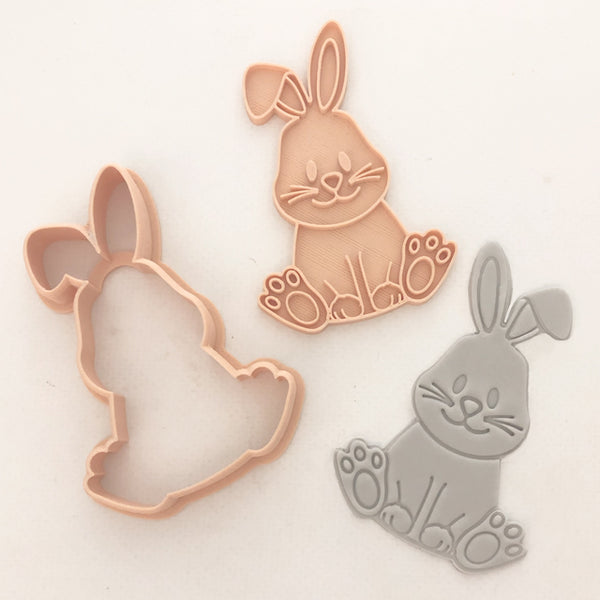Cute Bunny Cutter & Embosser Set (Little Biskut)