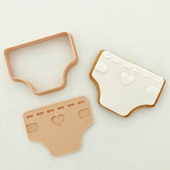 Nappy Stamp and Cutter Set (Little Biskut)