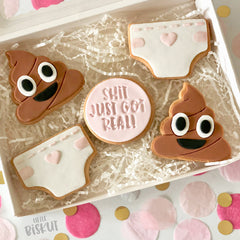Poo Emoji Stamp and Cutter Set (Little Biskut)