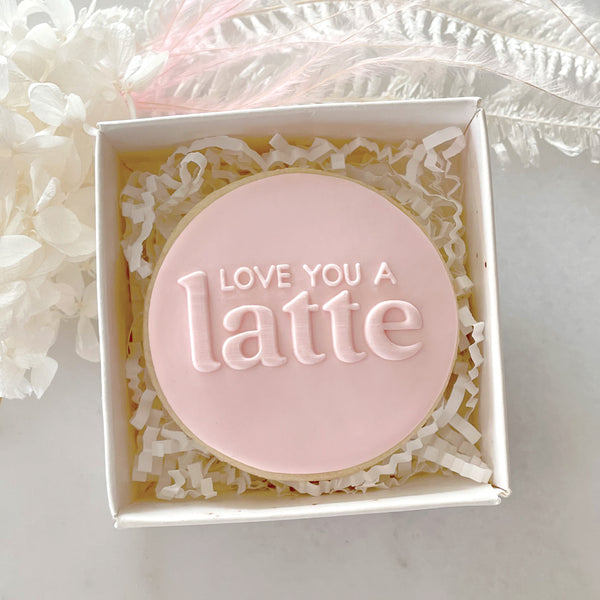 Love You Latte Debosser (Little Biskut Level Up!)