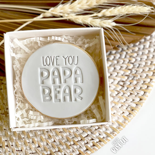 Love You Papa Bear Embosser (Little Biskut)