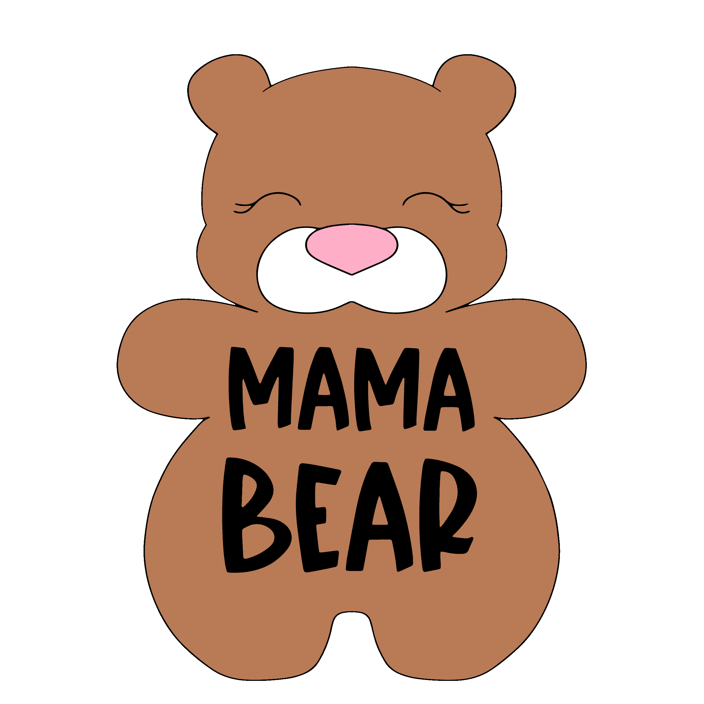 Mama Bear  Custom Cookie Cutters
