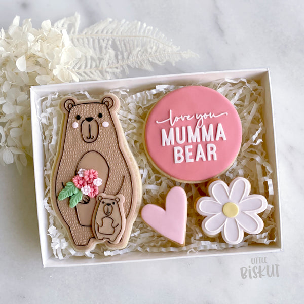 Love You Mumma Bear Debosser (Little Biskut Level Up!)