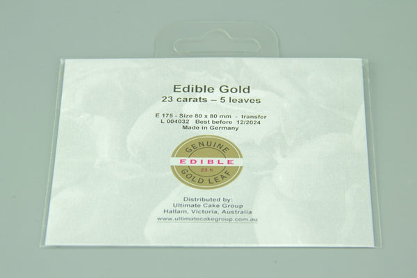 Edible Gold Leaf 5pk Sheet