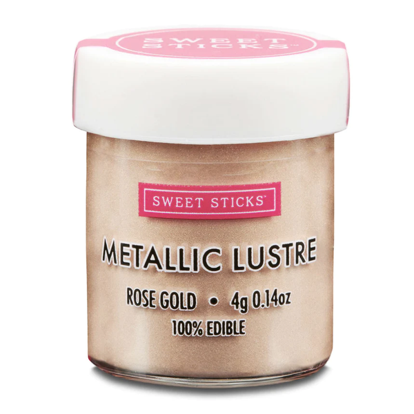 Rose Gold Lustre Dust 4g (Sweet Sticks)