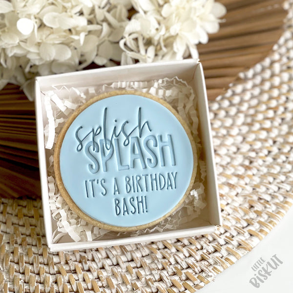 Splish Splash It's a Birthday Bash Embosser (Little Biskut)
