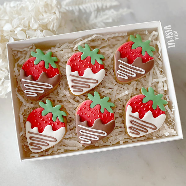 Strawberry Cutter and Debosser Set (Little Biskut)