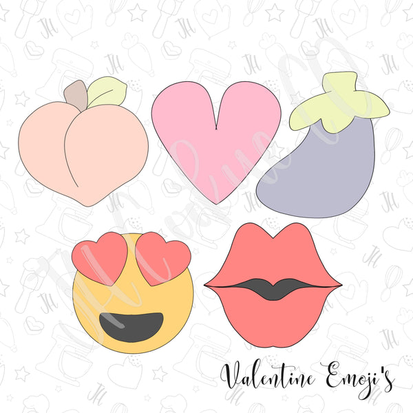 Valentine Emoji Mini Set
